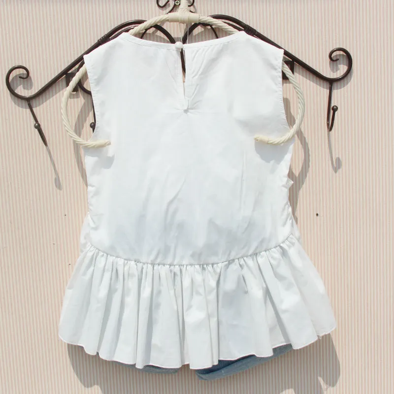 Girls' White Camisole Top, Teen Clothing, Tween Girl Clothes