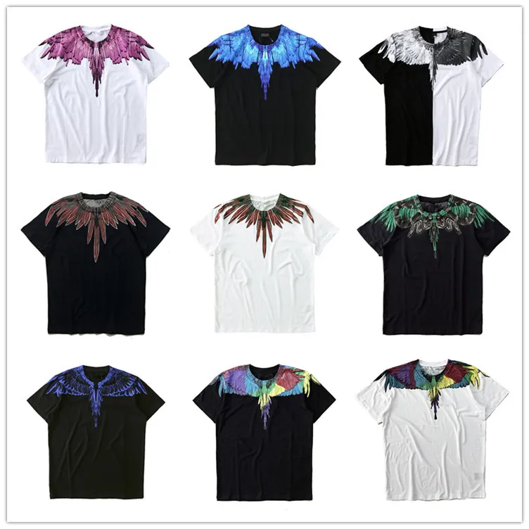 Marcelo Burlon Magliette Uomo Donna Italy County Of Milan Ali Di