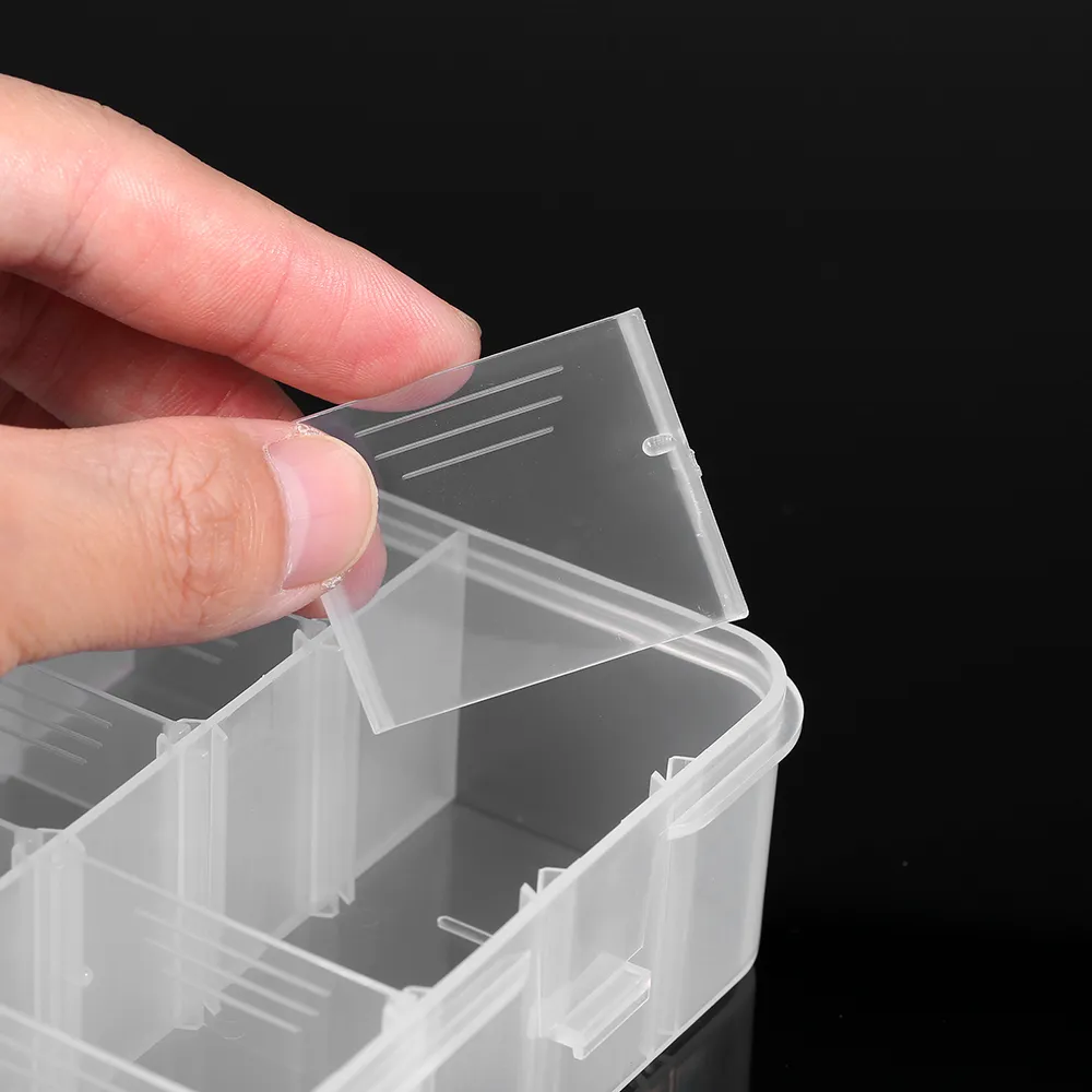 Plastic Jewelry Organizer Box 24 Grids Clear Storage Transparent Container  Compartment Transparent Box With Adjustable Dividers From Hongxuanstore007,  $43.31