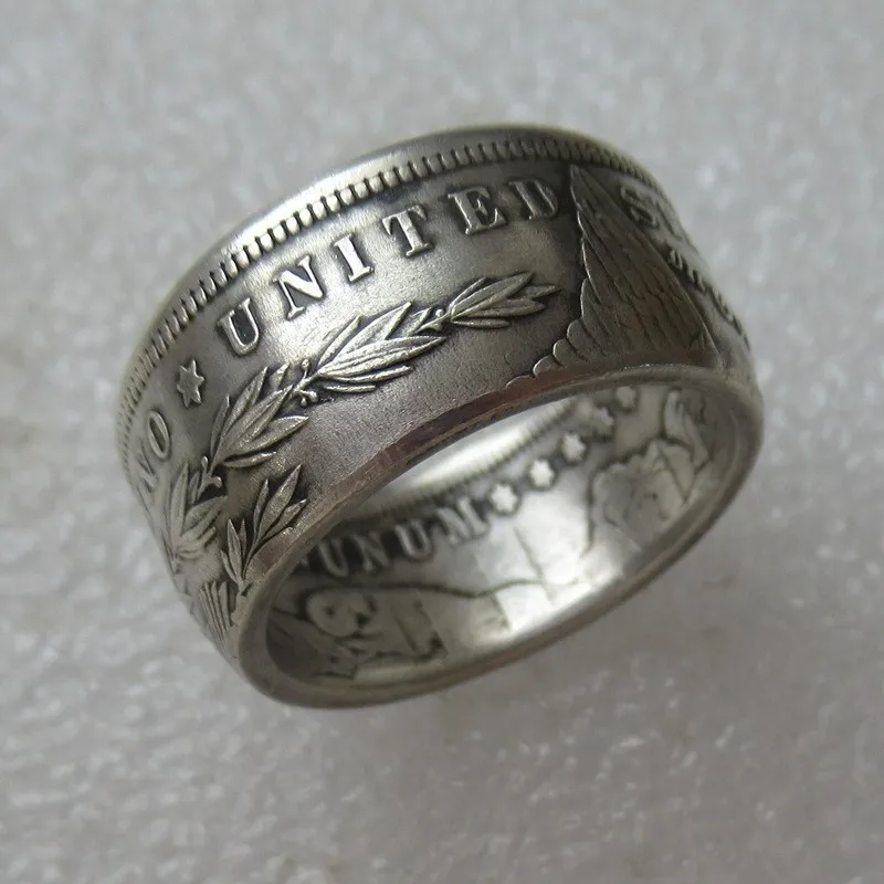 Morgan Silver Dollar Ring 6 13 219 DHgate