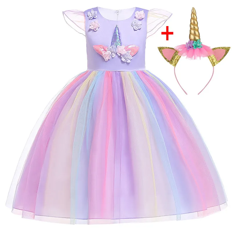 Vestidos de unicornio de 7 años deals