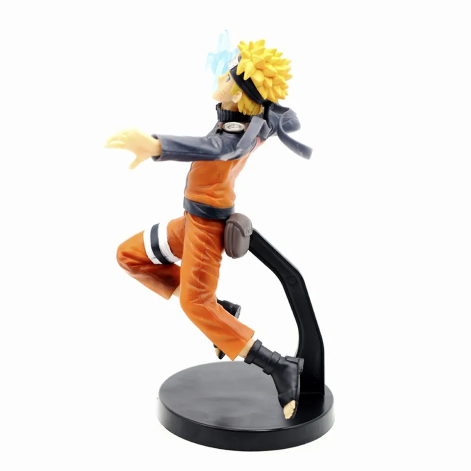 Anime naruto figuras de ação uzumaki naruto rasengan modelo móvel