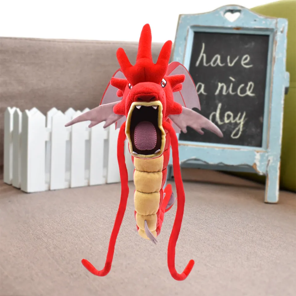 56 59cm 23 23.2 Mega Gyarados Plush Toy Shiny Gyarados Red And