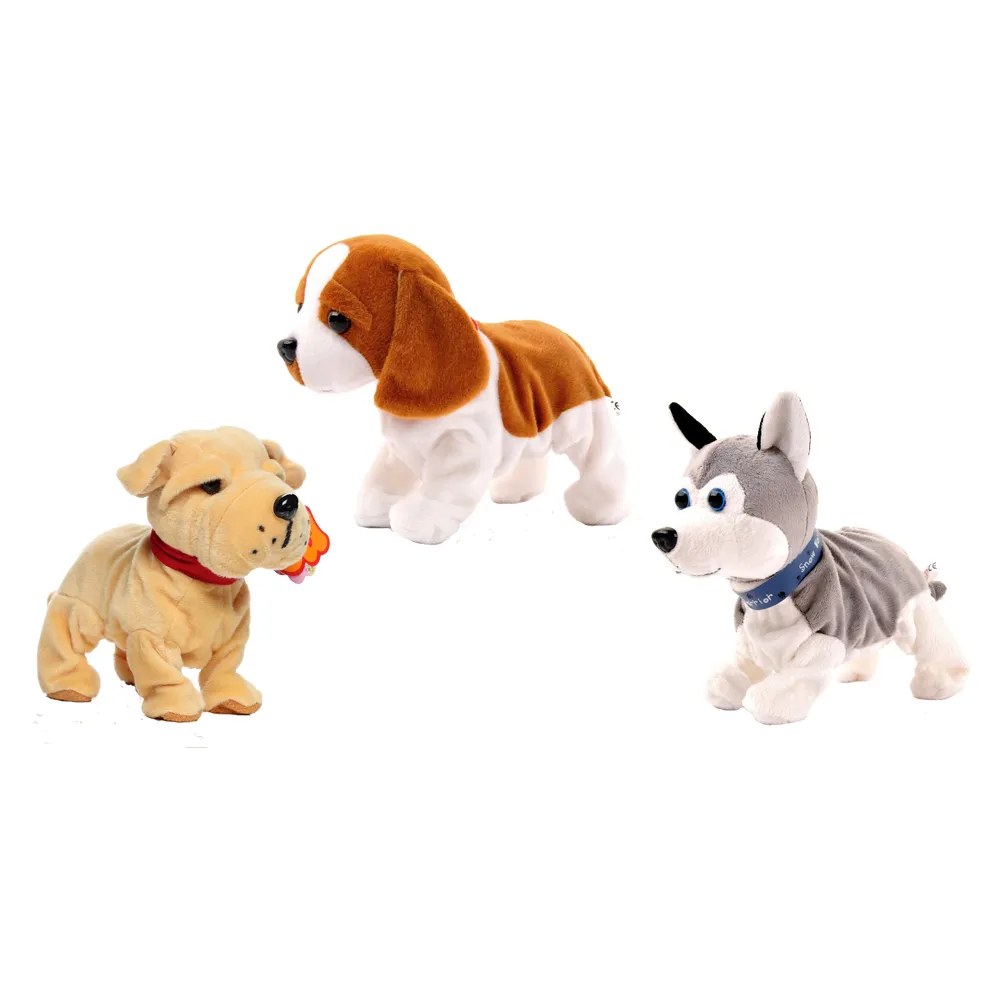 Kids Electronic Dogs Flap Control Interactive Electronic Pets Bark Stand Walk Electronic Toys For Children Funny Dog Toys LJ201105