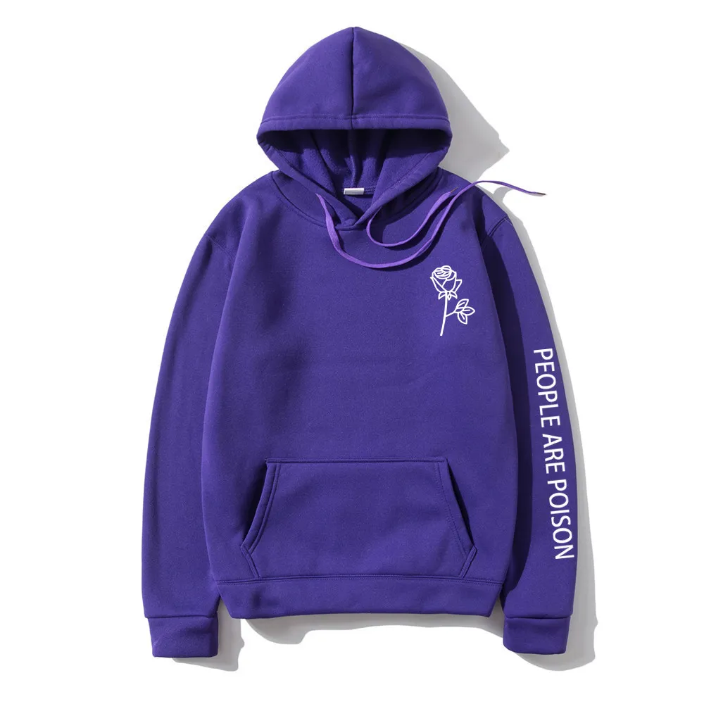NEW People Are Poison Hoodies Mens Black Fashion Harajuku