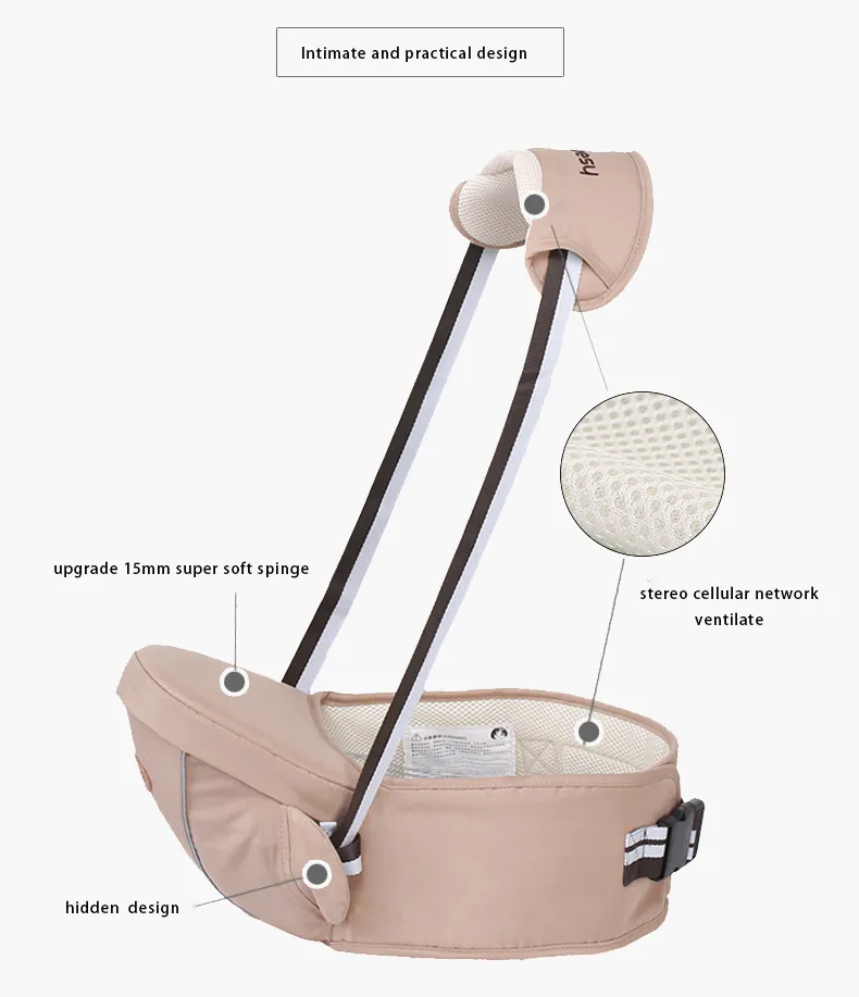 Porte-Bébé Ergonomique Avec Siège Hip Seat Multifonction Porte