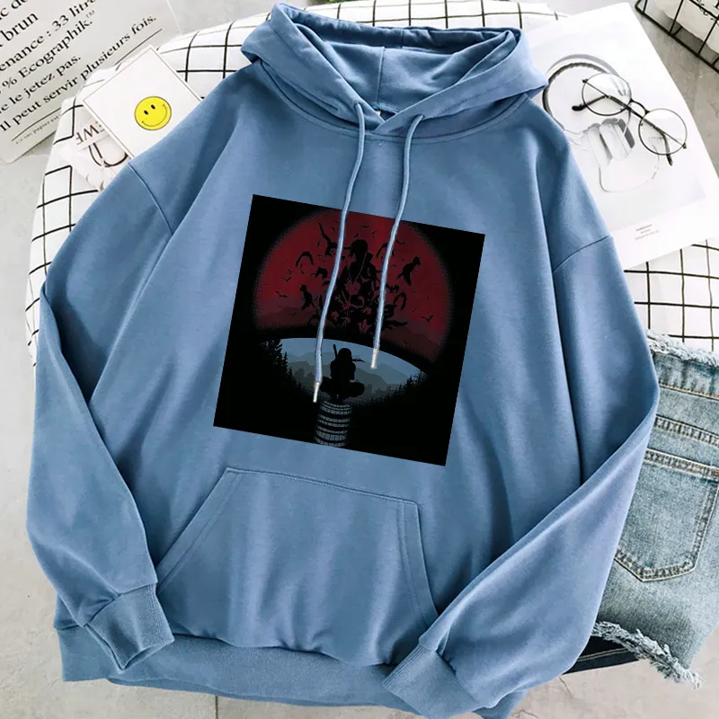 Naruto Harajuku Mens Hoodies Aesthetic Pullover Oversized Pink