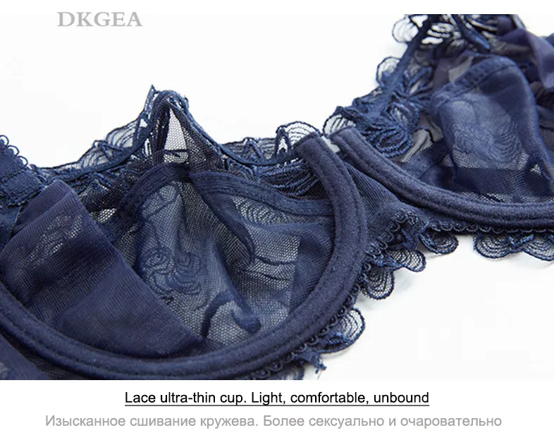 Fashion Embroidery Bras Underwear Women Set Plus Size Lingerie Sexy C D Cup  Ultrathin Transparent Bra Panties Lace Bra Set Black 22768 From 27,93 €