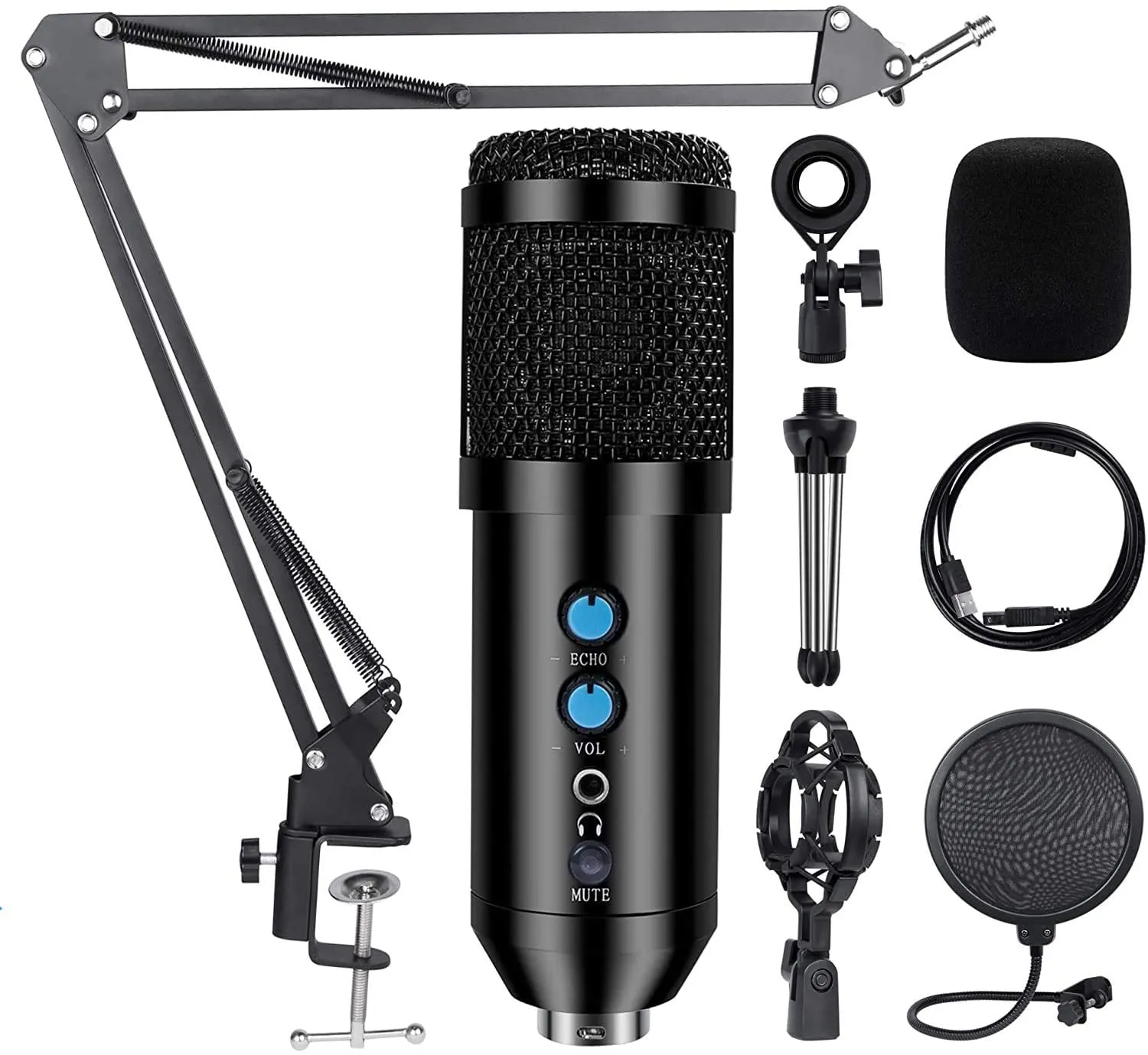 Buy Blue Yeti USB Streaming Gaming Podcast PC Microphone - Black