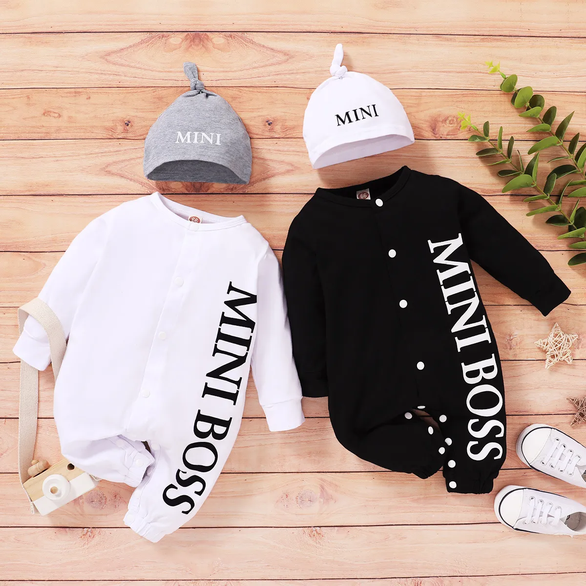 Patpat 2020 Vente chaude Automne Hiver B b B b Mini Boss Jumpsuits avec chapeau B b b b Girl Gar on One Morce Jumpsuits V tements b b 1024