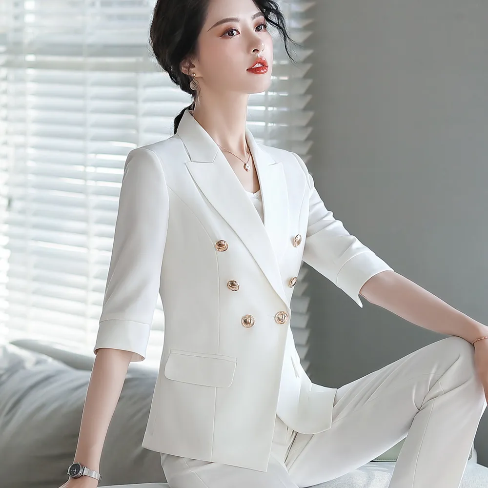 Why the white suit is the chic summer dressing solution to try if you don't  like dresses