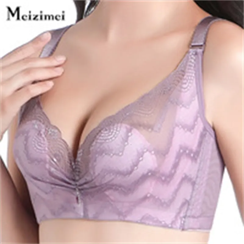 Seamless Push Up Bras for Women Full Coverage Underwire Anti-Sagging  Minimizer Lingerie for Ladies 34 36 38 40 42 B C D E F G - AliExpress