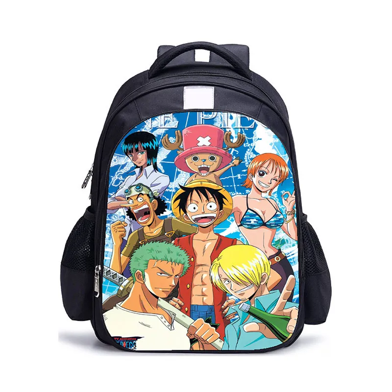 Desenho Animado Anime One Piece Luffy Mochila Escolar Masculina