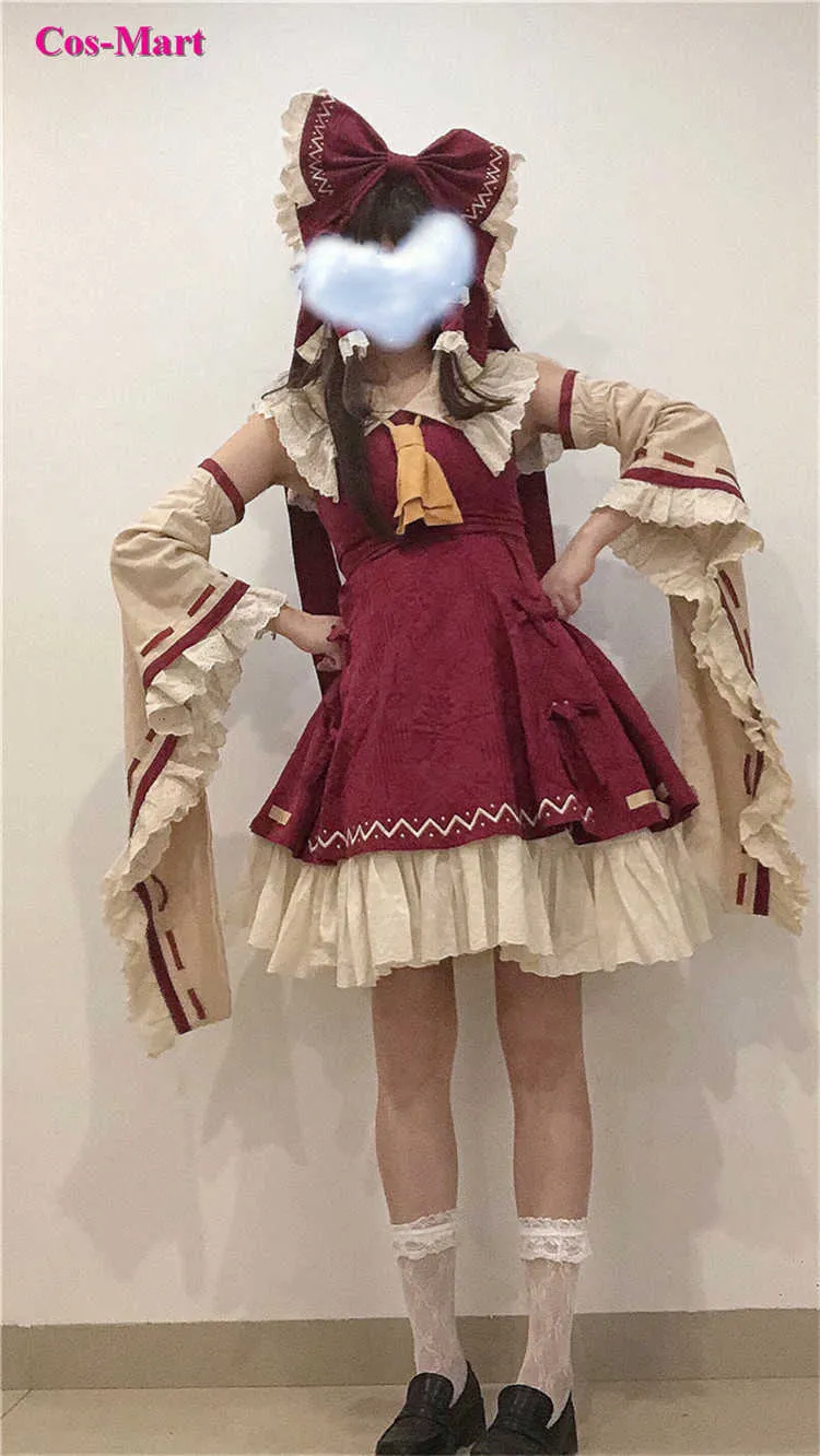 Jogo Touhou Project Hakuri Reimu Cosplay Traje Moda Feminina Uniformes  Feminino Atividade Partido Role Play Roupas S XL Y0913 De $1.210,72