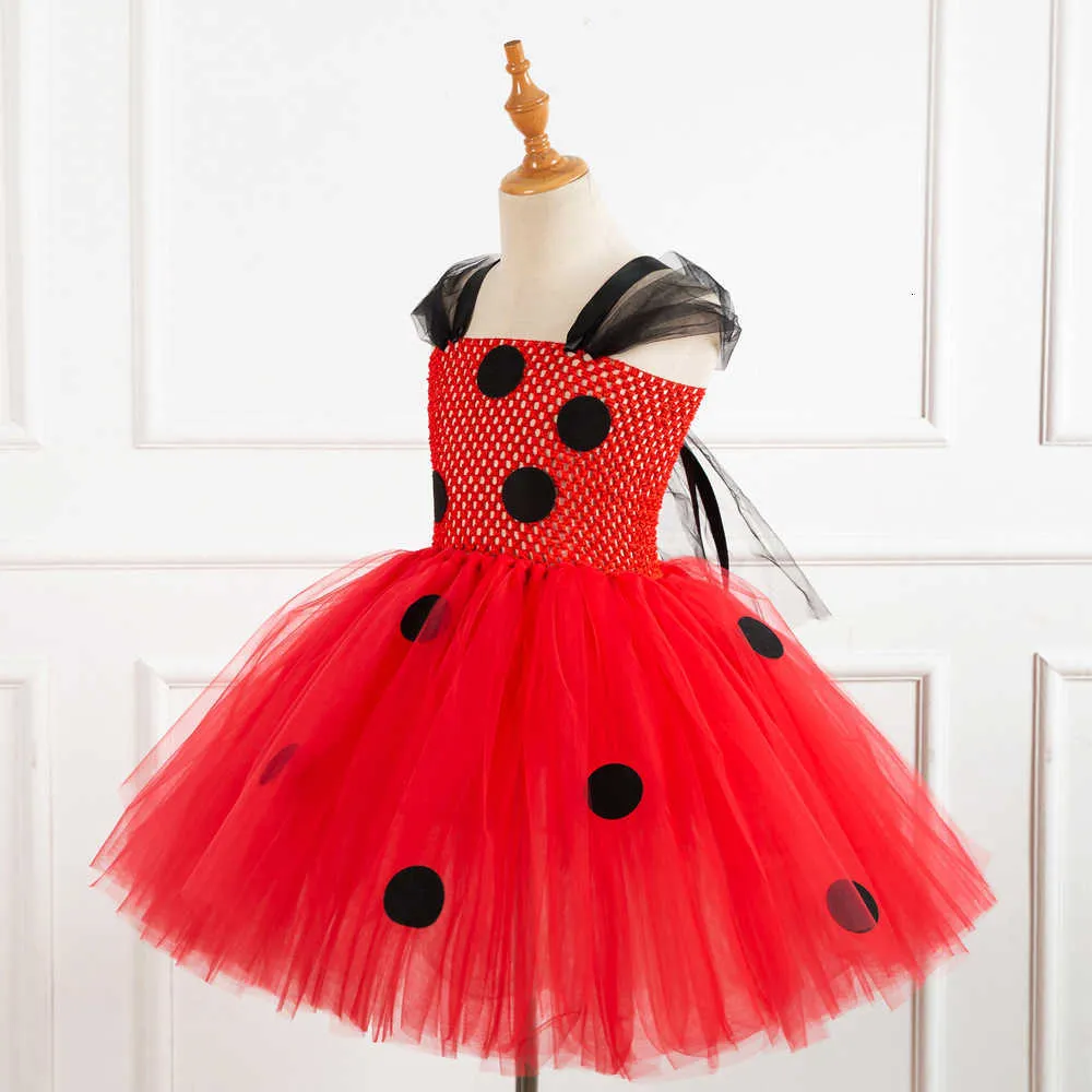 Filles Ladybug Costume Set Enfants Coccinelle Princesse Robe