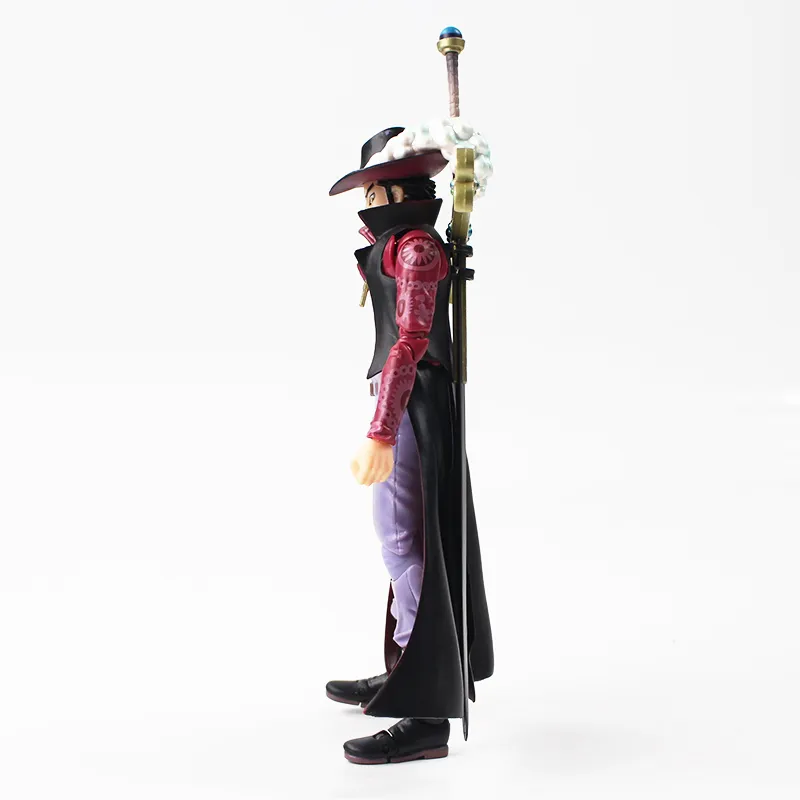 21cm Um Pedaço De Ação Figura Mihawk Dracule Com Espada Anime Colecionável  Modelo Brinquedos # Hr7j De $230,14