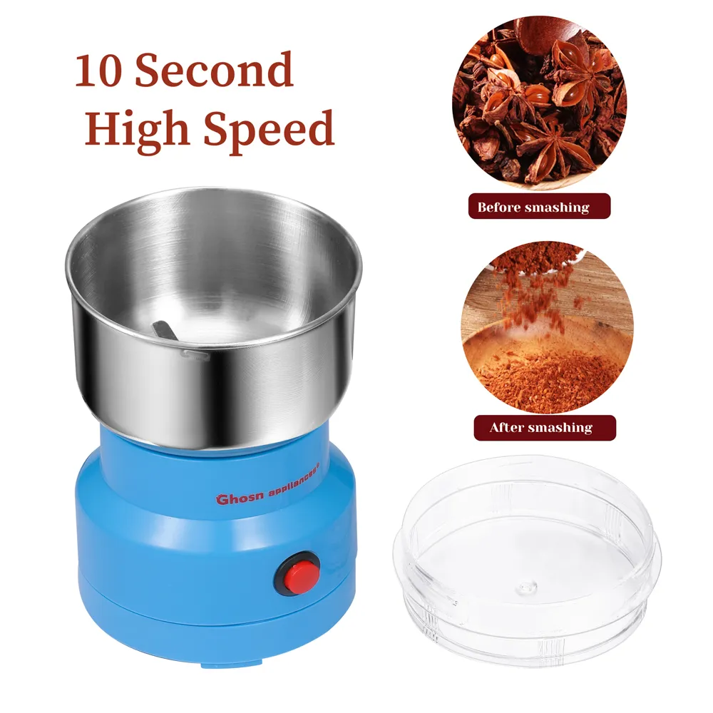 Powerful Grains Spices Grinder Cereals Coffee Dry Food Chopper Processor  Blender Pepper Mill Grinding Machine Home Kitchen Tools L0309 From  Mengyang09, $31.86