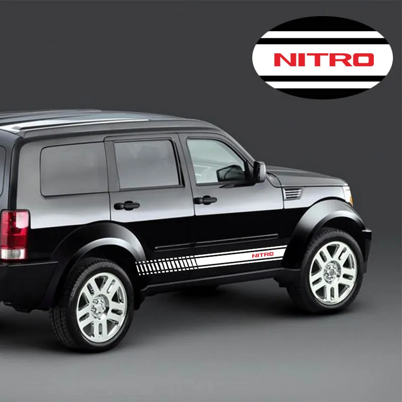 Car Stickers For Dodge NITRO Auto Accessories Car Body Door Side