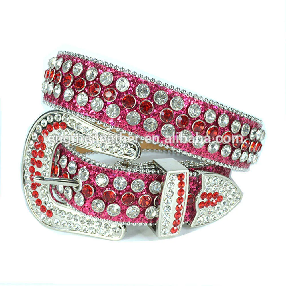 Mens western hotsell belts with rhinestones