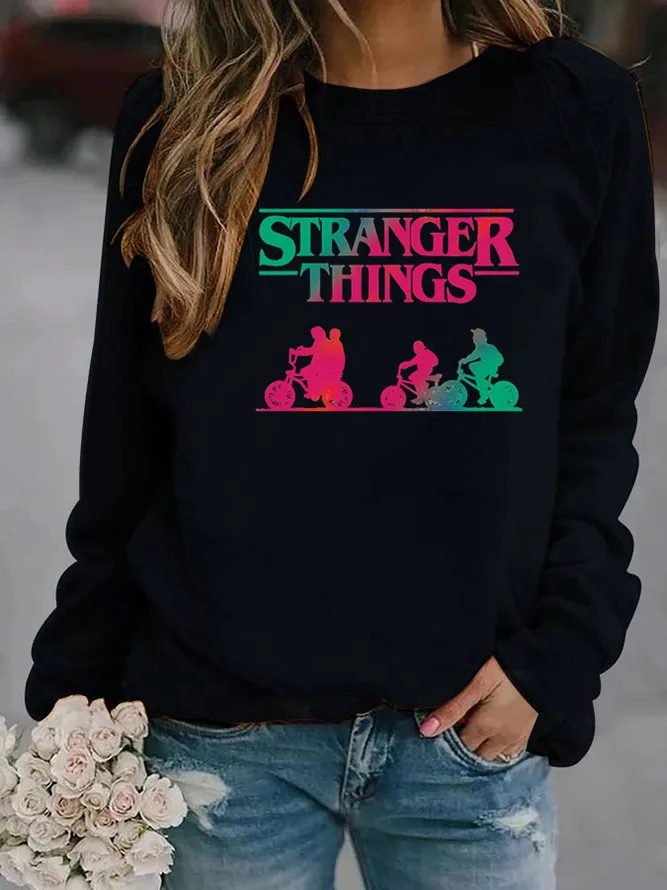 Stranger Things Fleece Stranger Things Hoodie For Women Long