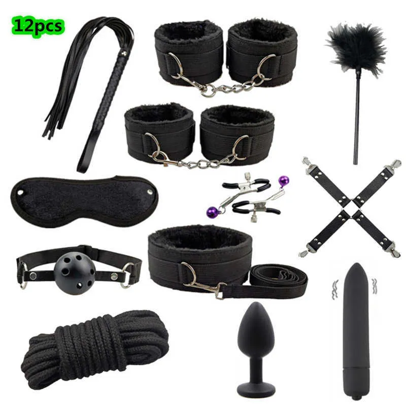 Kit Fetish BDSM ataduras y accesorios de 10 piezas – Dulce Placer