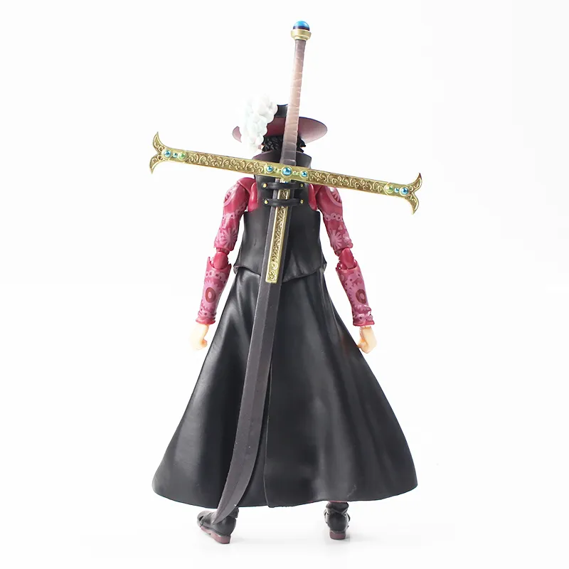 21cm Um Pedaço De Ação Figura Mihawk Dracule Com Espada Anime Colecionável  Modelo Brinquedos # Hr7j De $230,14