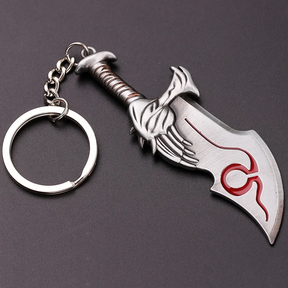 Hot Game God Of War 4 Keychain Men Kratos Sword Key Chain God Of