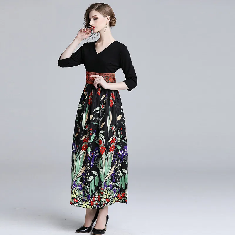 VKBN Spring And Summer Women Dress Up Printing Three From 29,93