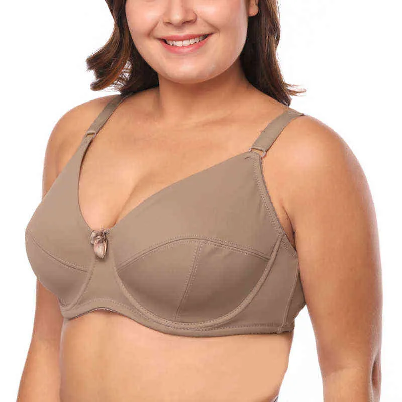Buy online Bow Patch Solid Minimizer Bra from lingerie for Women