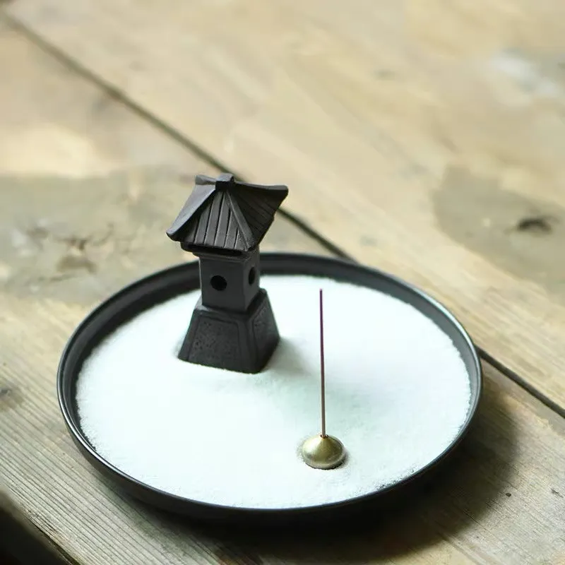 Lampe zen de style japonais en papier et métal – Le Temple Yogi