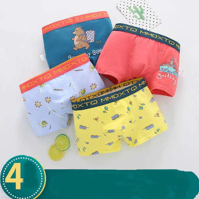 Arrival Toddler Underwear Boys Cute Cactus Cotton Panties For