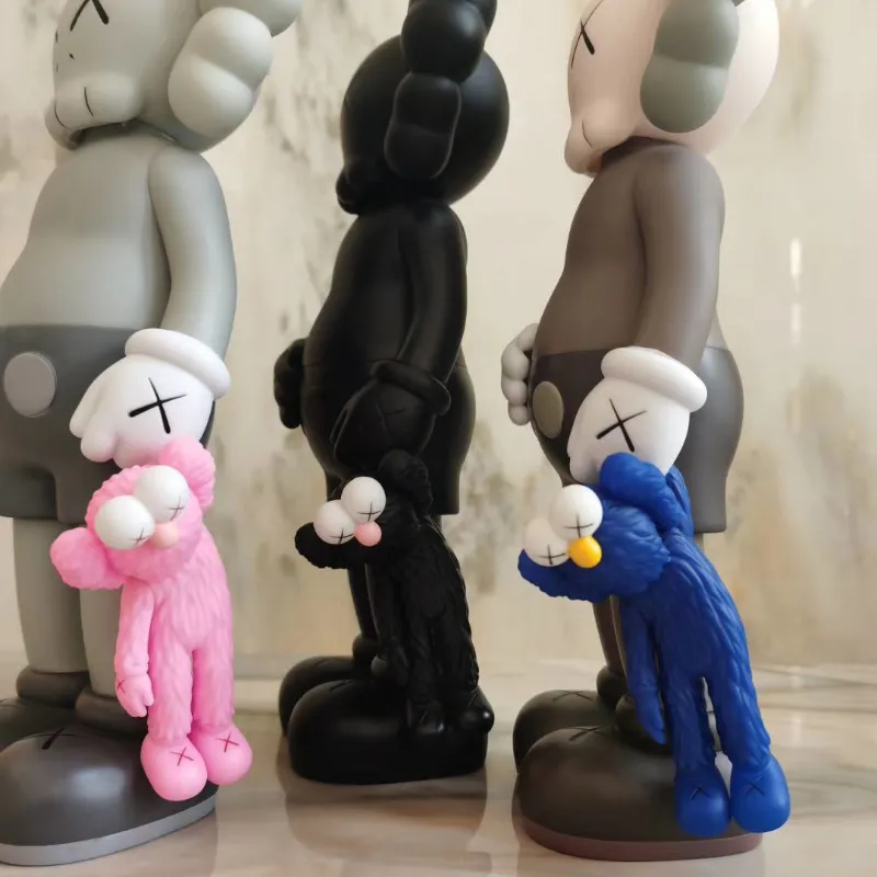 KAWS Action Figures TOYS SHARE TAKE Limit One Purchase Decorations 28cm  Large Floor Decoration Painted Vinyl Cast Resin Figure From Figure925,  $131.65