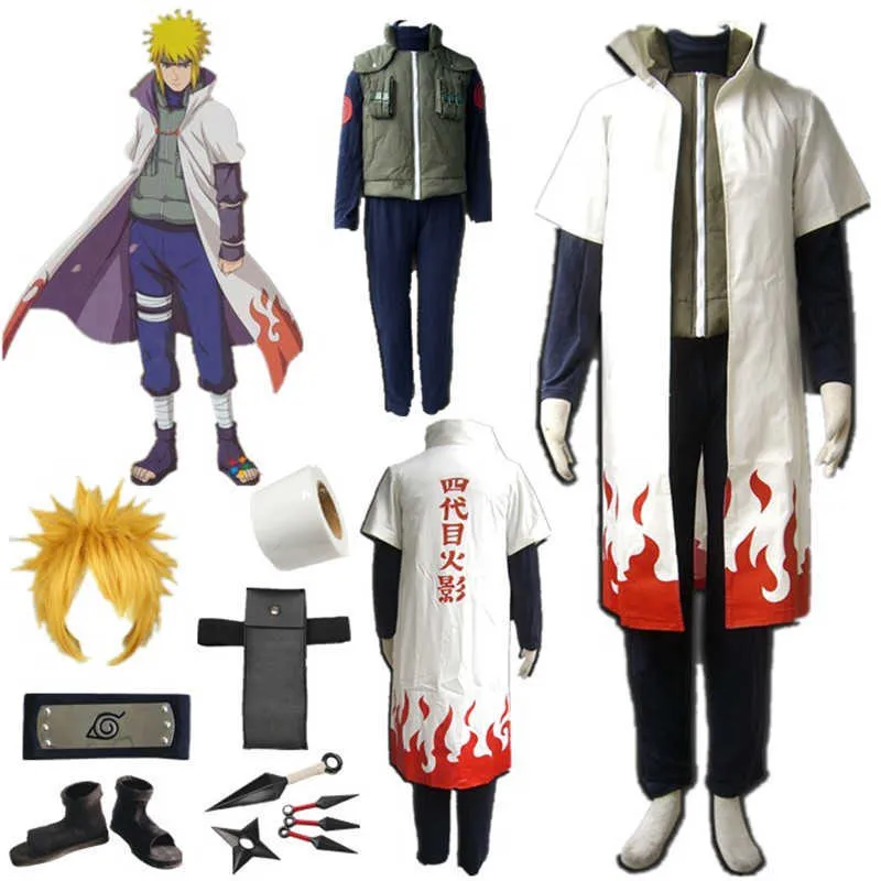 Anime Cosplay Minato Namikaze O Quarto Hokage Cosplay Terno Conjunto  Completo Versão Simples Traje De Halloween Comic - Fantasia De Anime -  AliExpress