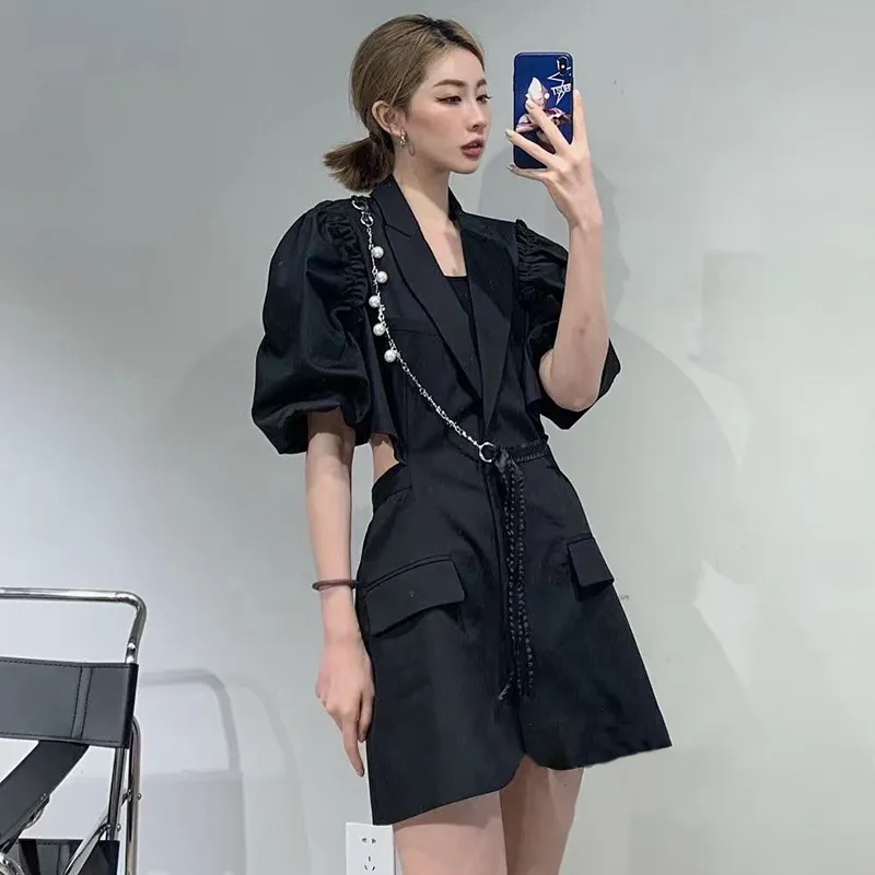 Blazer dress short sleeve deals