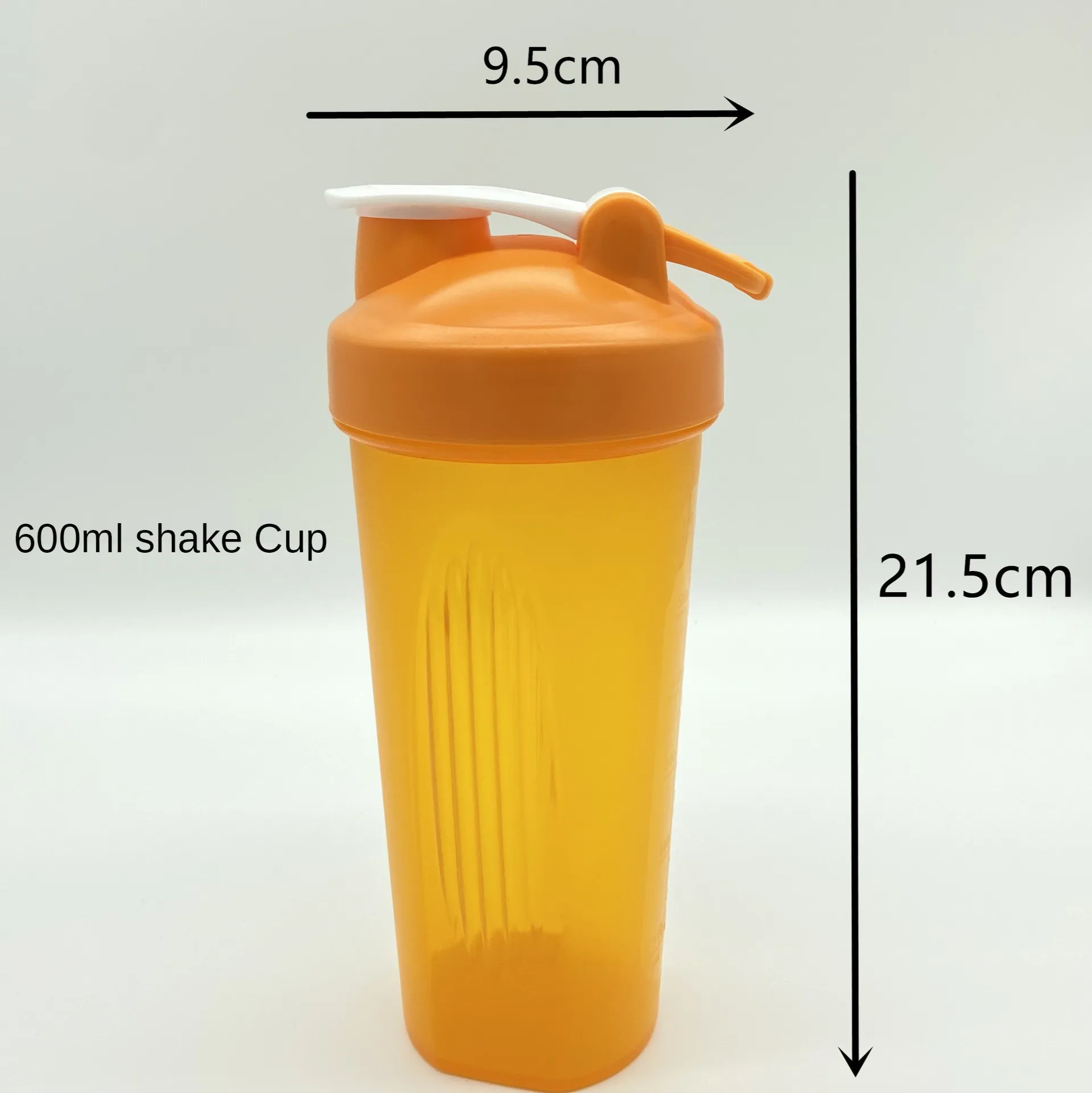 600ml Copa De Plástico Copa De Proteína Polvo Milkshake Copa Portátil  Aptitud Agua Agua Agitadora De 2,68 €