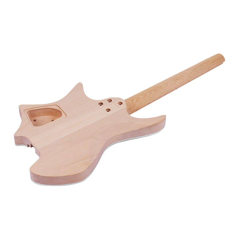 Muslady Unfinished Electric Guitar DIY Kit Guitar Electric