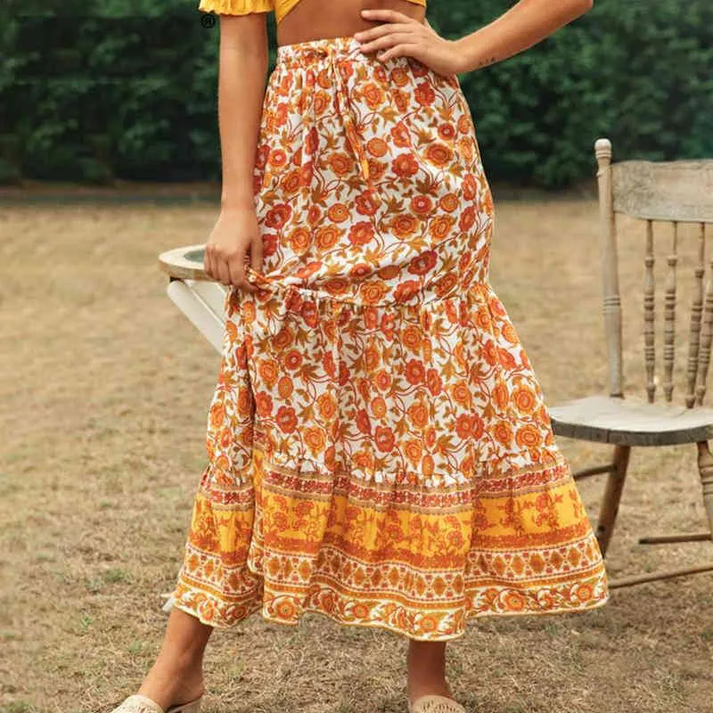 Floral bottom skirt top