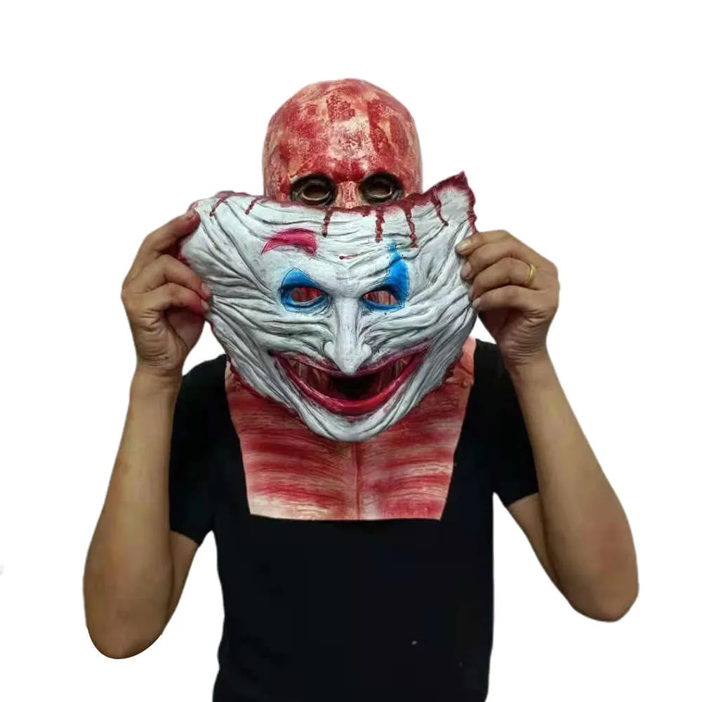 VILLCASE 2Pcs Máscara De Terror Com Cara Assustadora Máscara Assustadora De  Halloween Máscara Cosplay Assustadora Máscara Facial Assustadora Adereço