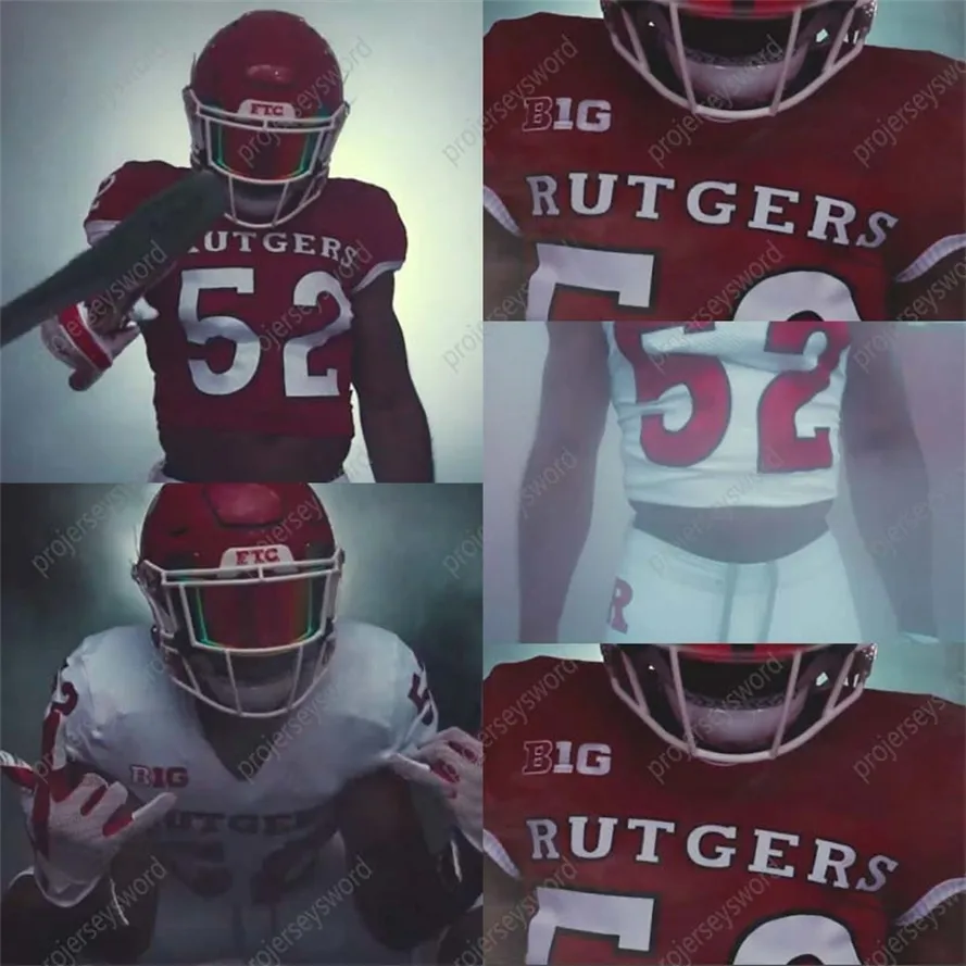 Mit 2020 Rutgers Scarlet Knights Nieuwe uniformen Austin Albericci McLane Carter Johnny Langan Artur Sitkowski Cole Snyder Parker Day Aaron Young