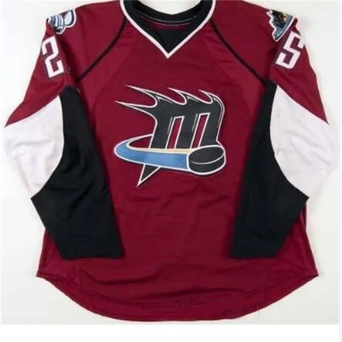 Maillot de hockey CeMen Cleveland Lake Erie Monsters 25 Stewart ou maillot rétro personnalisé avec n'importe quel nom ou numéro