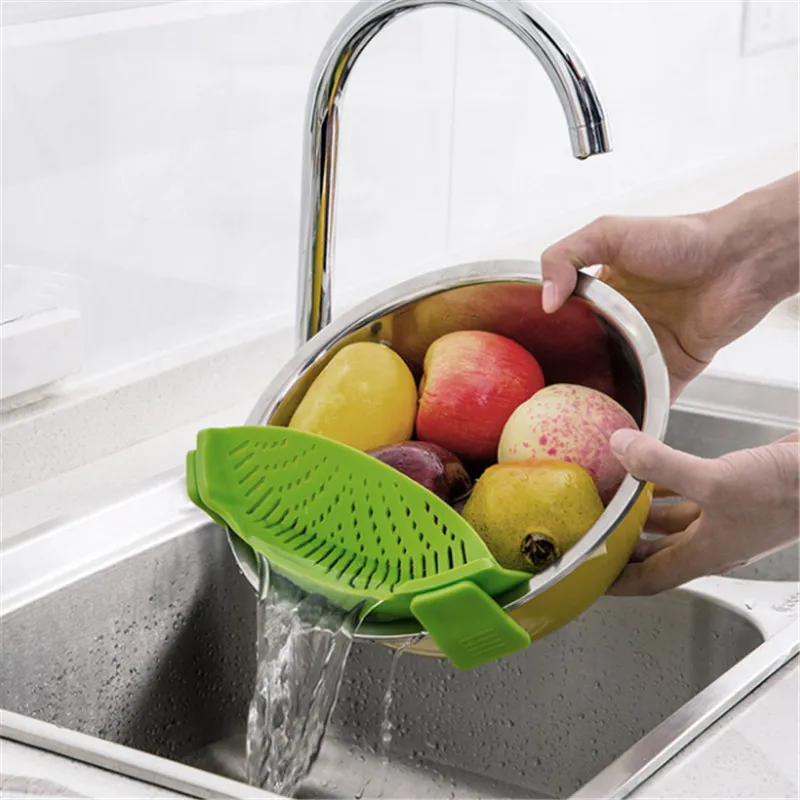 Clip Da Cucina Su Colino In Silicone Strain Strainer Strainer Il