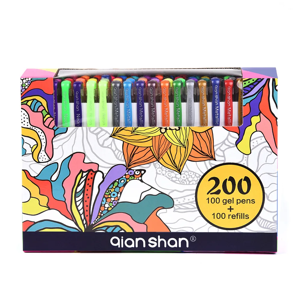 Wholesale Gel Pen Gel Pen Set Refills Metallic Pastel Neon Glitter Classic  Sketch Drawing Color Pen School Stationery Marker For Kids Gift From  China_smoke, $100.49