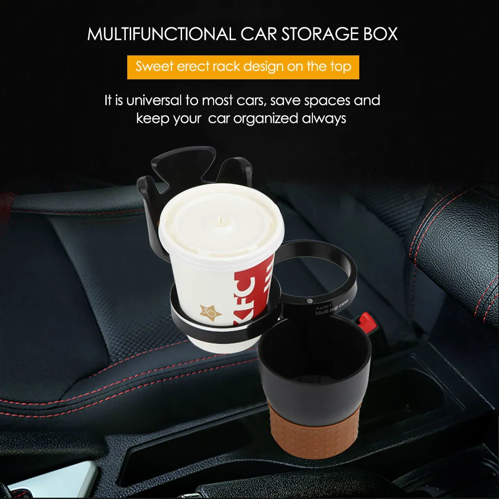 Autositz-Aufbewahrungsbox, Auto-Cup-Halter, Multifunktions