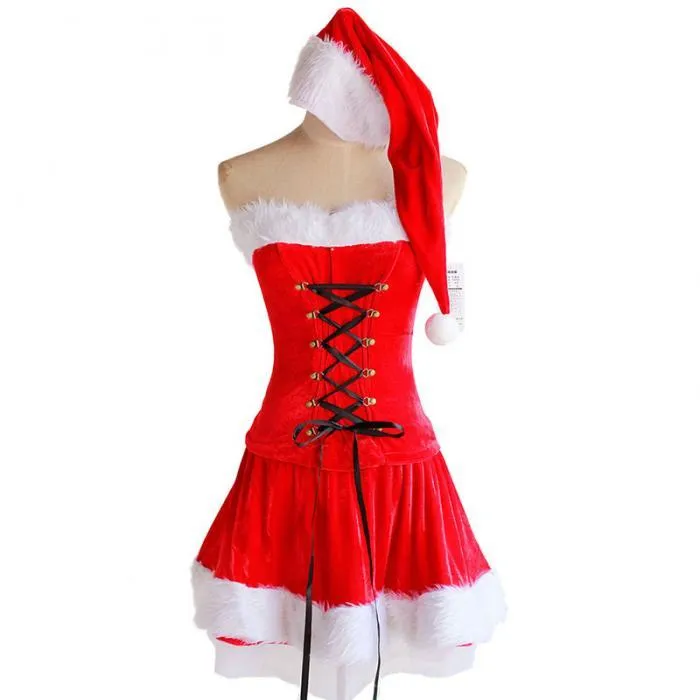 Deluxe Ms Claus Costume : : Kleding, schoenen & sieraden
