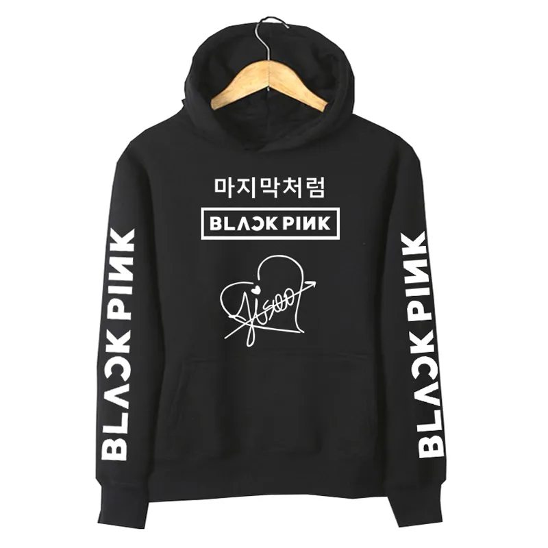 sudadera black pink