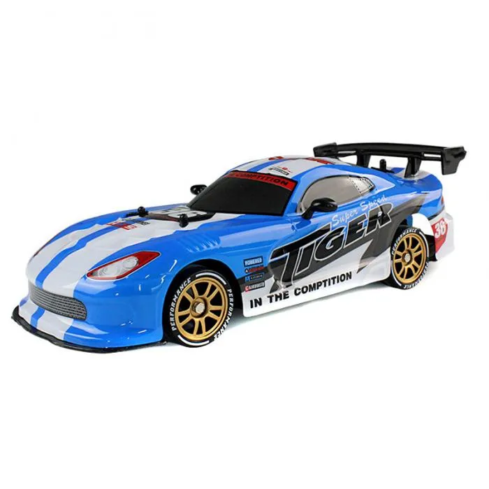 Carro R/c Drift Carrinho Controle Remoto Elétrico 33cm Pneus