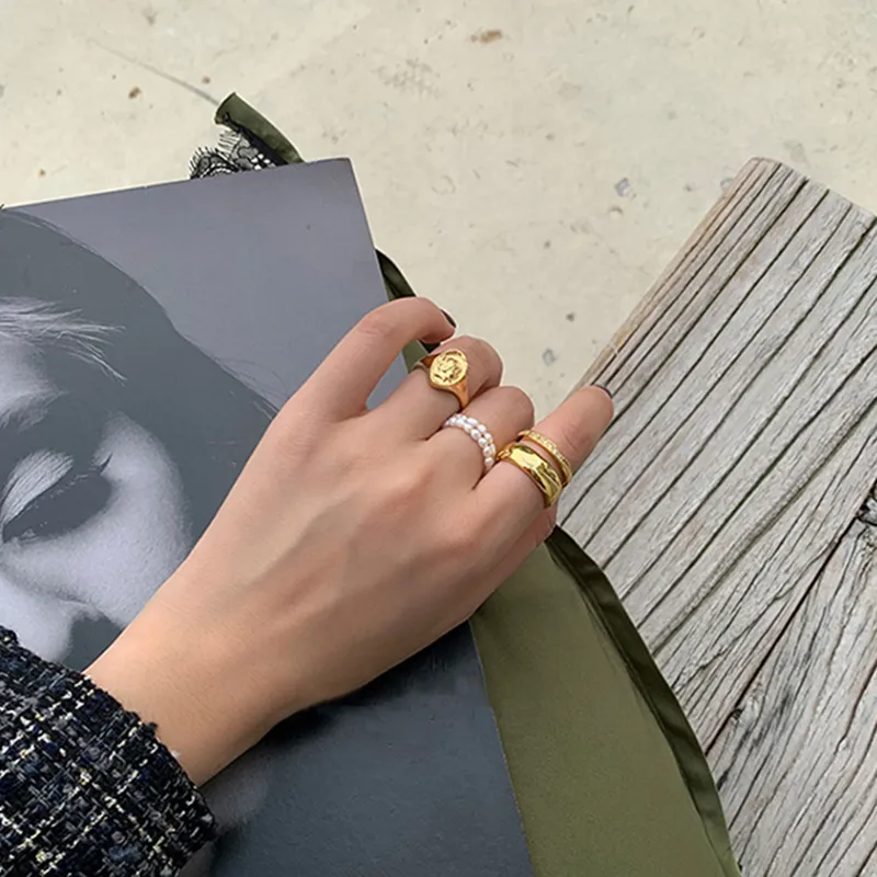 Cute sales minimalist rings