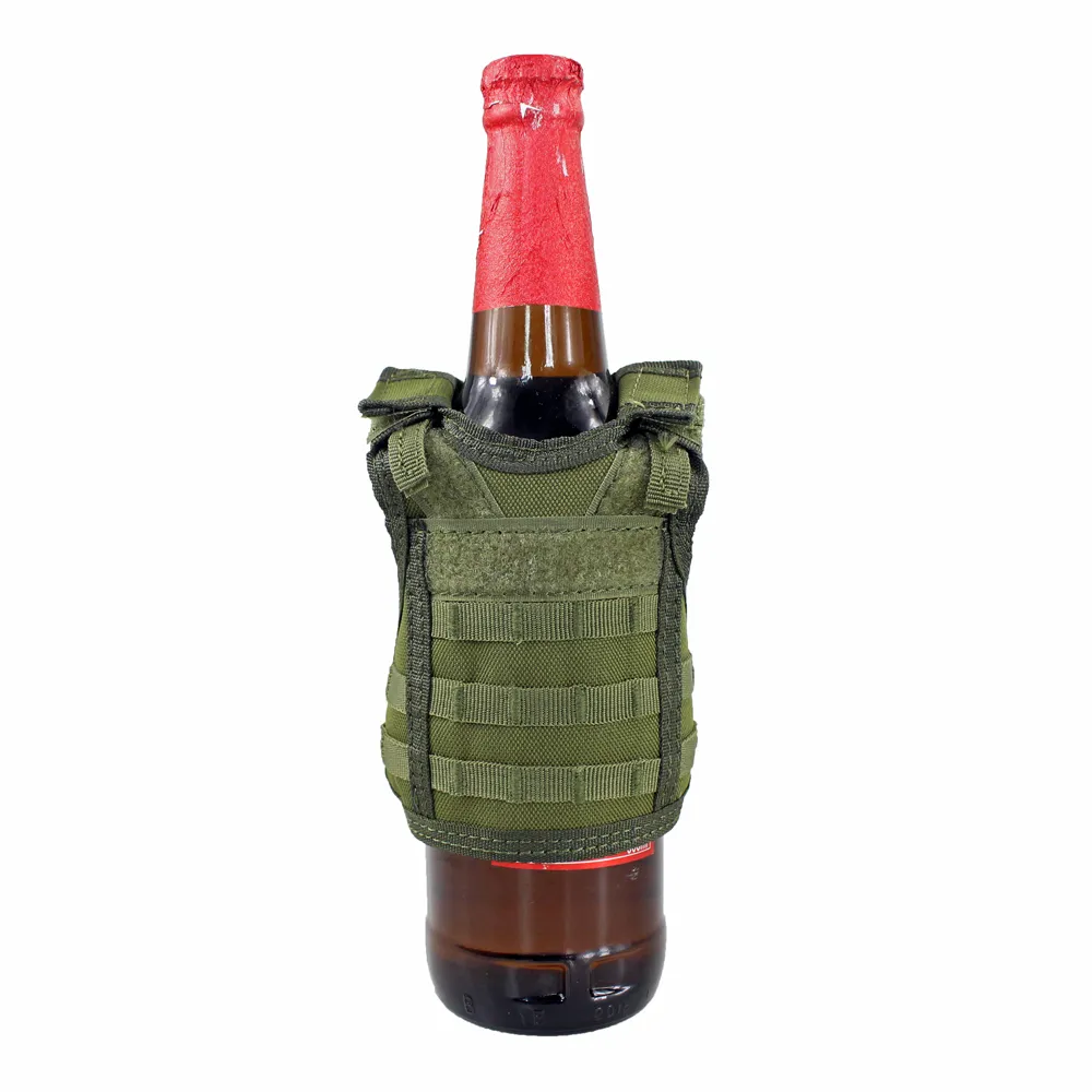 Acheter Mini gilet militaire tactique camouflage extérieur, support de  verre pour bouteille d'eau et de boisson de bière