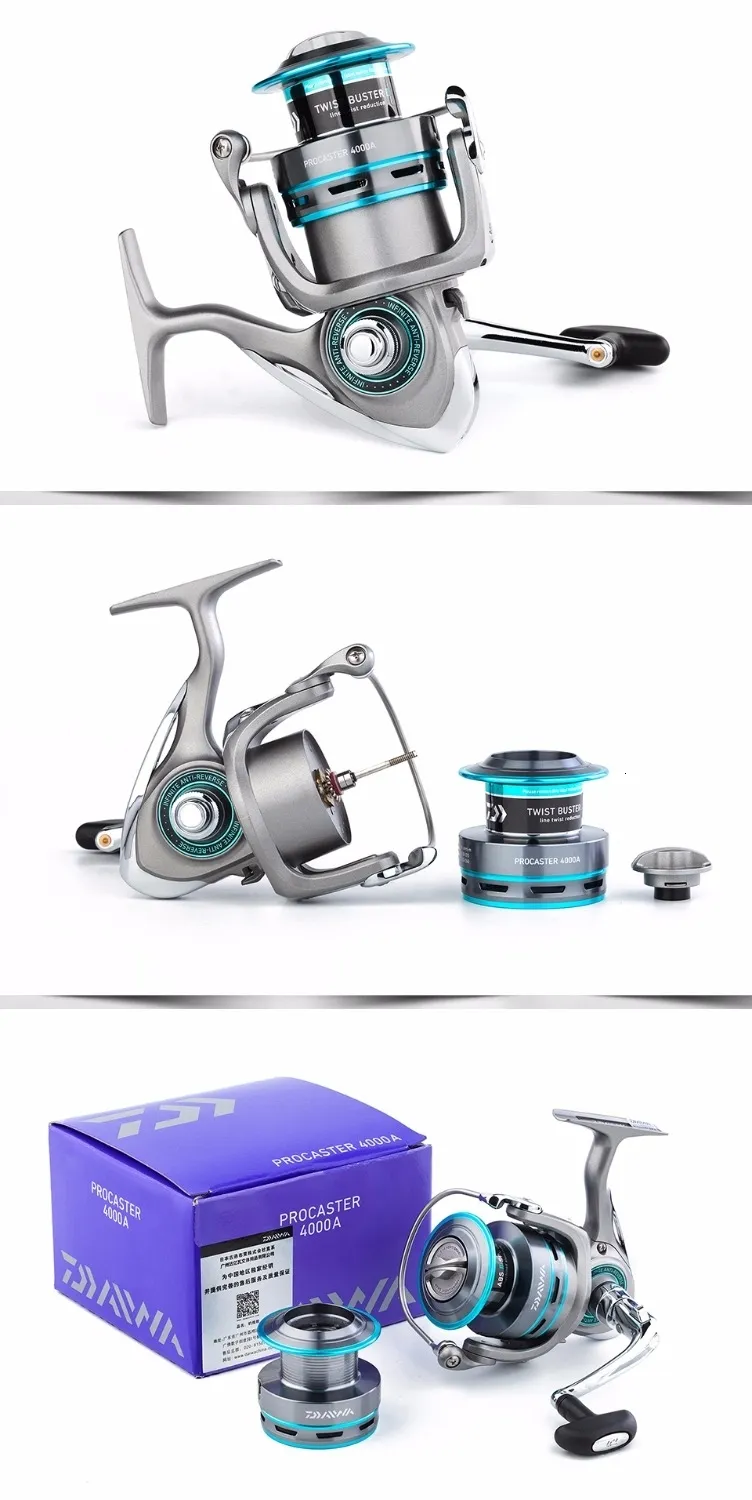 Fishing Reel Spinning Daiwa PROCASTER 2000A, 3000A, 4000A