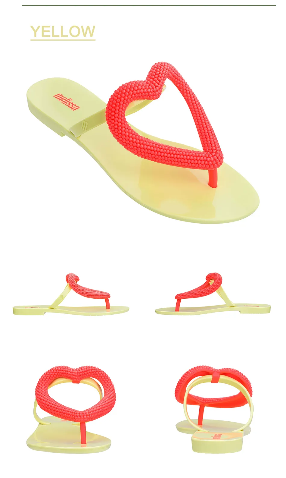 Melissa big heart sandals deals